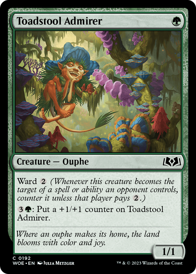 Toadstool Admirer [Wilds of Eldraine] | Jack's On Queen