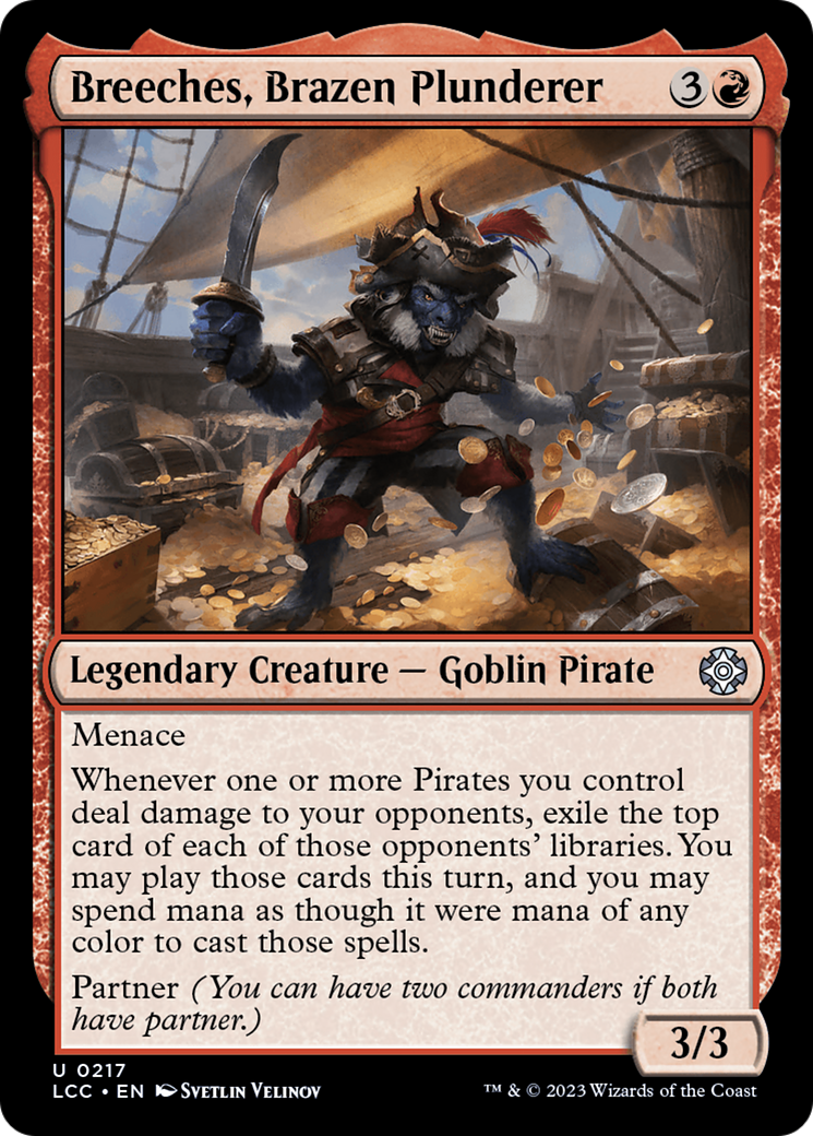 Breeches, Brazen Plunderer [The Lost Caverns of Ixalan Commander] | Jack's On Queen