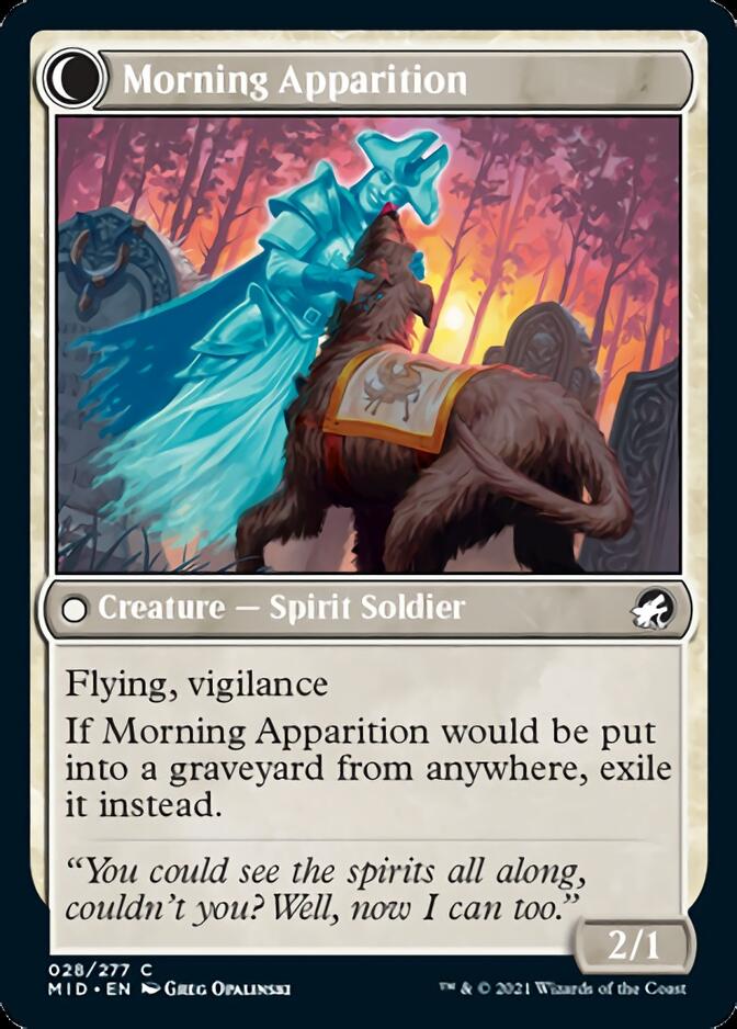 Mourning Patrol // Morning Apparition [Innistrad: Midnight Hunt] | Jack's On Queen
