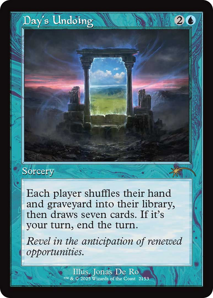 Day's Undoing (Retro Frame) [Secret Lair Drop Series] | Jack's On Queen