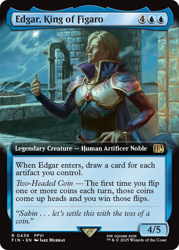 Edgar, King of Figaro (Extended Art) [FINAL FANTASY] | Jack's On Queen