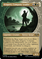 Aragorn, Company Leader (Showcase) (Surge Foil) [The Lord of the Rings: Tales of Middle-Earth] | Jack's On Queen