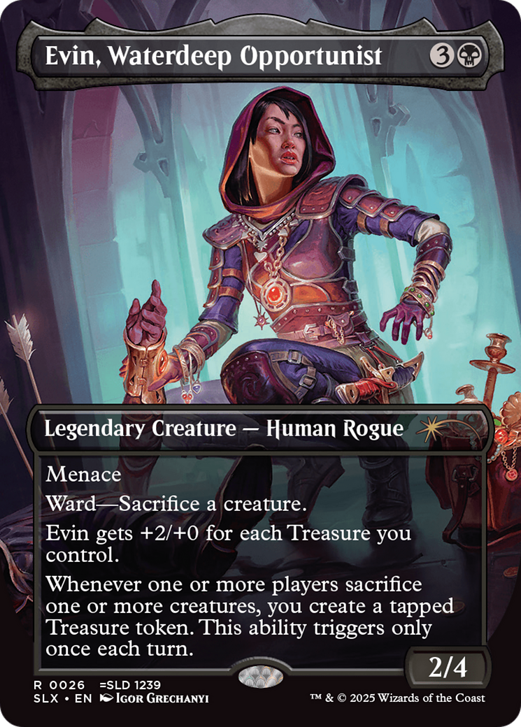 Evin, Waterdeep Opportunist [Secret Lair: Universes Within] | Jack's On Queen