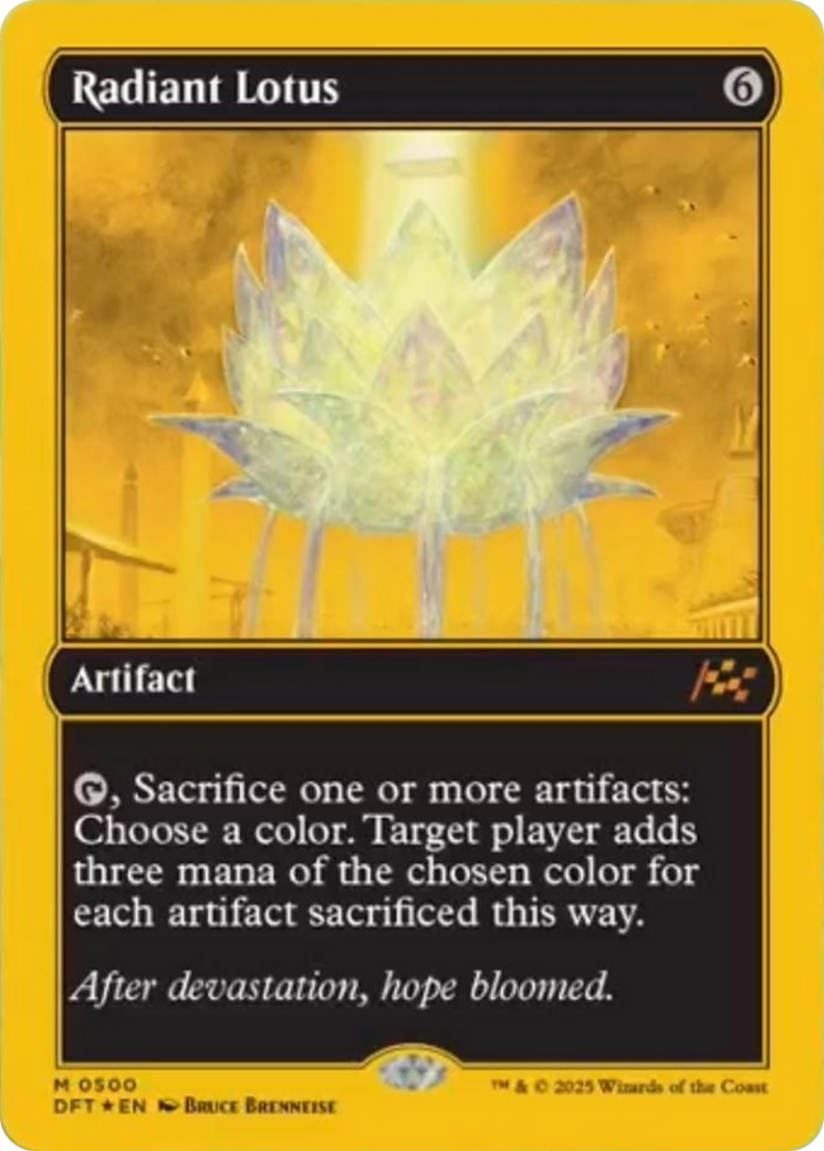 Radiant Lotus (First-Place Foil) [Aetherdrift] | Jack's On Queen