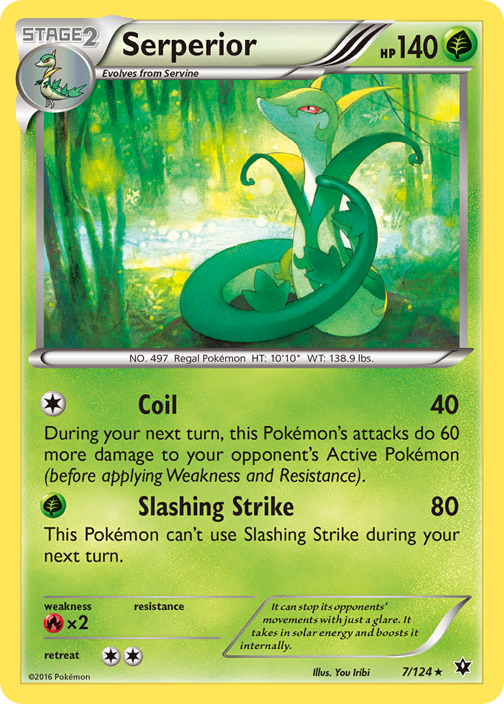 Serperior (7/124) [XY: Fates Collide] | Jack's On Queen