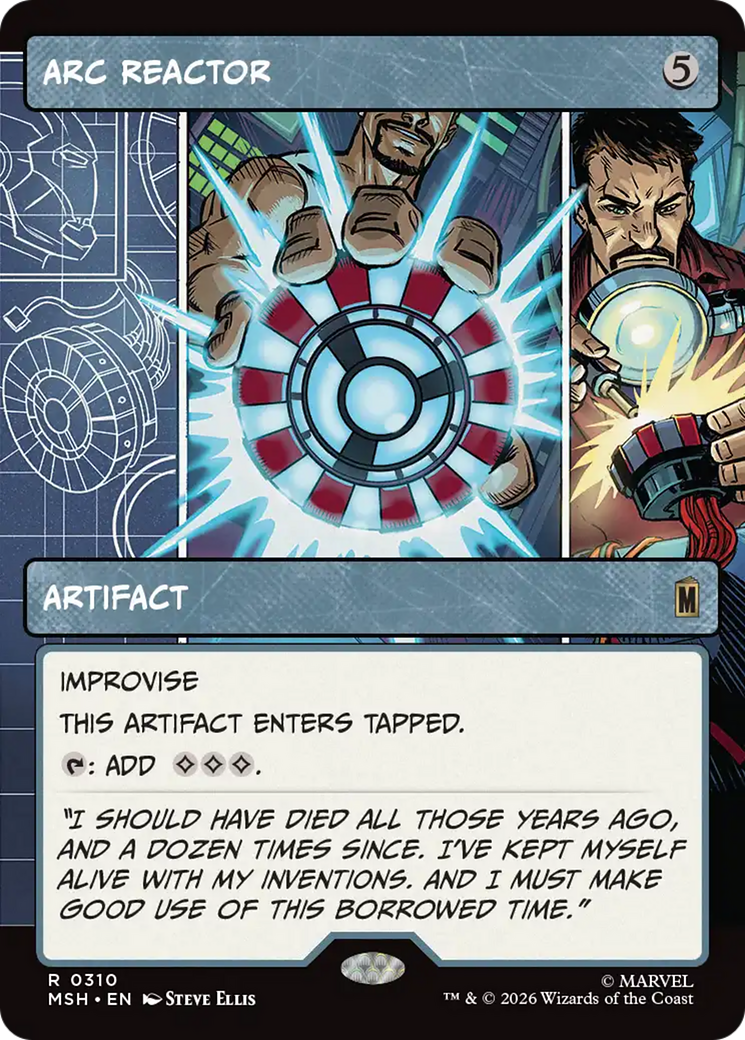 Arc Reactor (Borderless) [Marvel Super Heroes] | Jack's On Queen