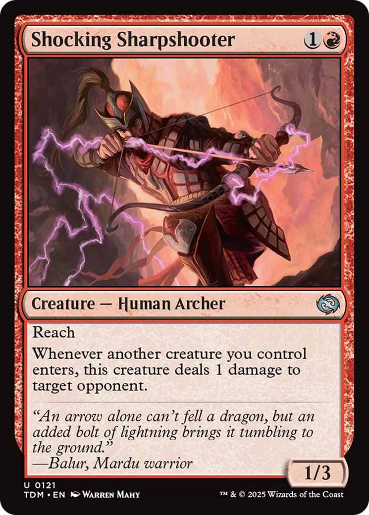 Shocking Sharpshooter [Tarkir: Dragonstorm] | Jack's On Queen