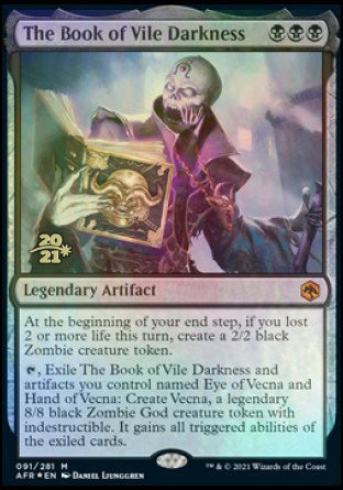 The Book of Vile Darkness [Dungeons & Dragons: Adventures in the Forgotten Realms Prerelease Promos] | Jack's On Queen