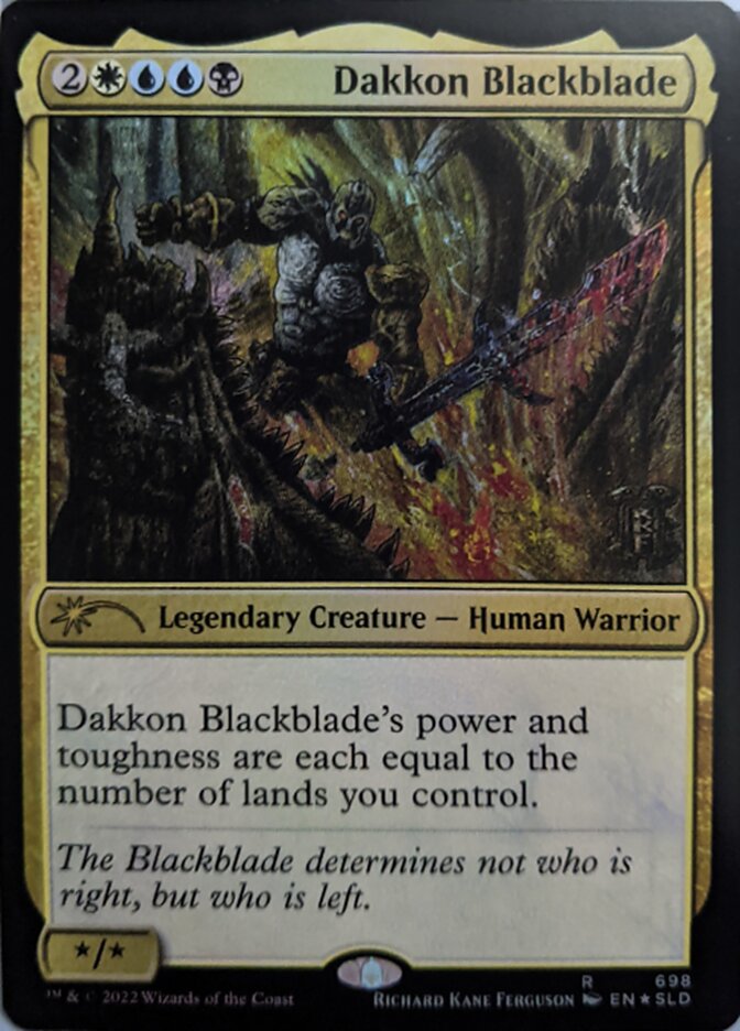 Dakkon Blackblade [Secret Lair Drop Promos] | Jack's On Queen