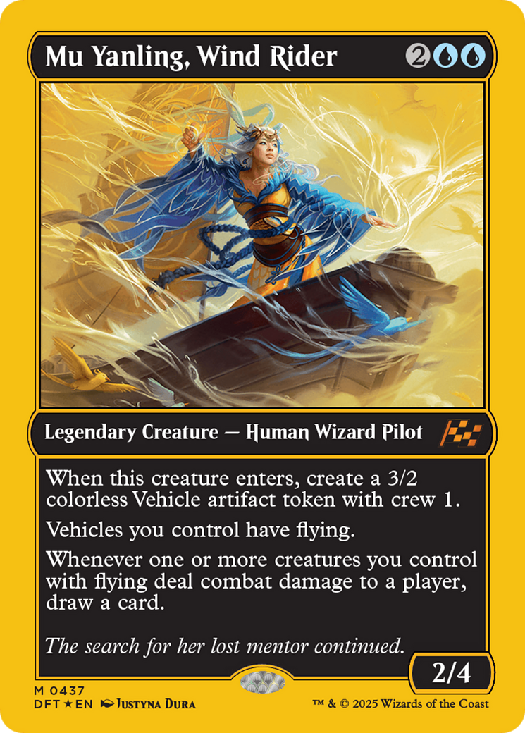 Mu Yanling, Wind Rider (First-Place Foil) [Aetherdrift] | Jack's On Queen