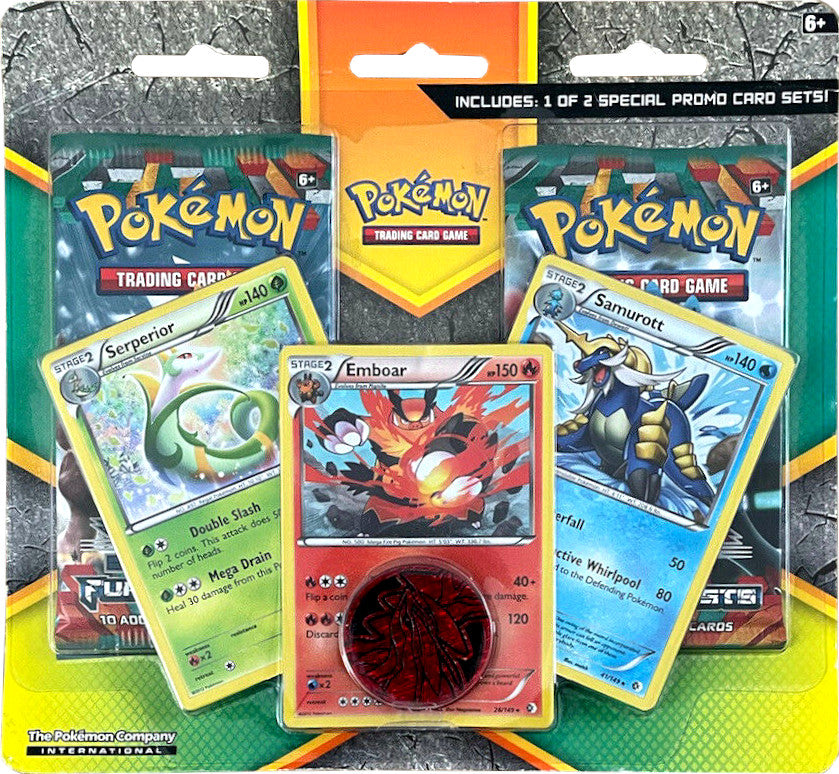 XY: Furious Fists - 2-Pack Blister (Unova Evolved Trio) | Jack's On Queen