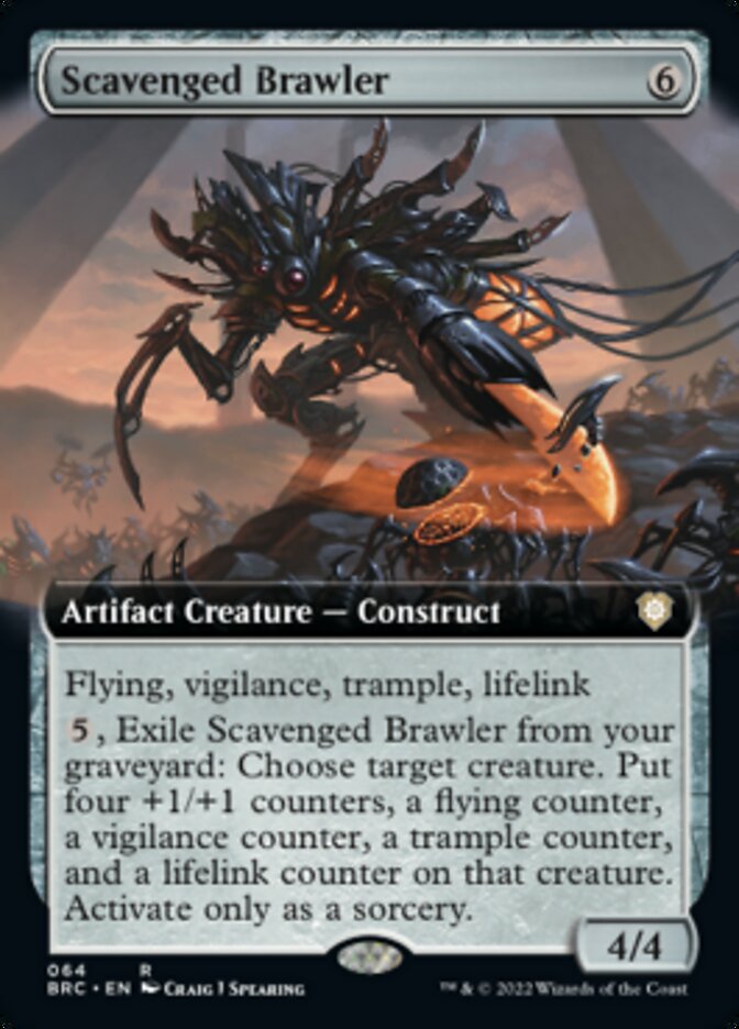 Scavenged Brawler (Extended Art) [The Brothers' War Commander] | Jack's On Queen