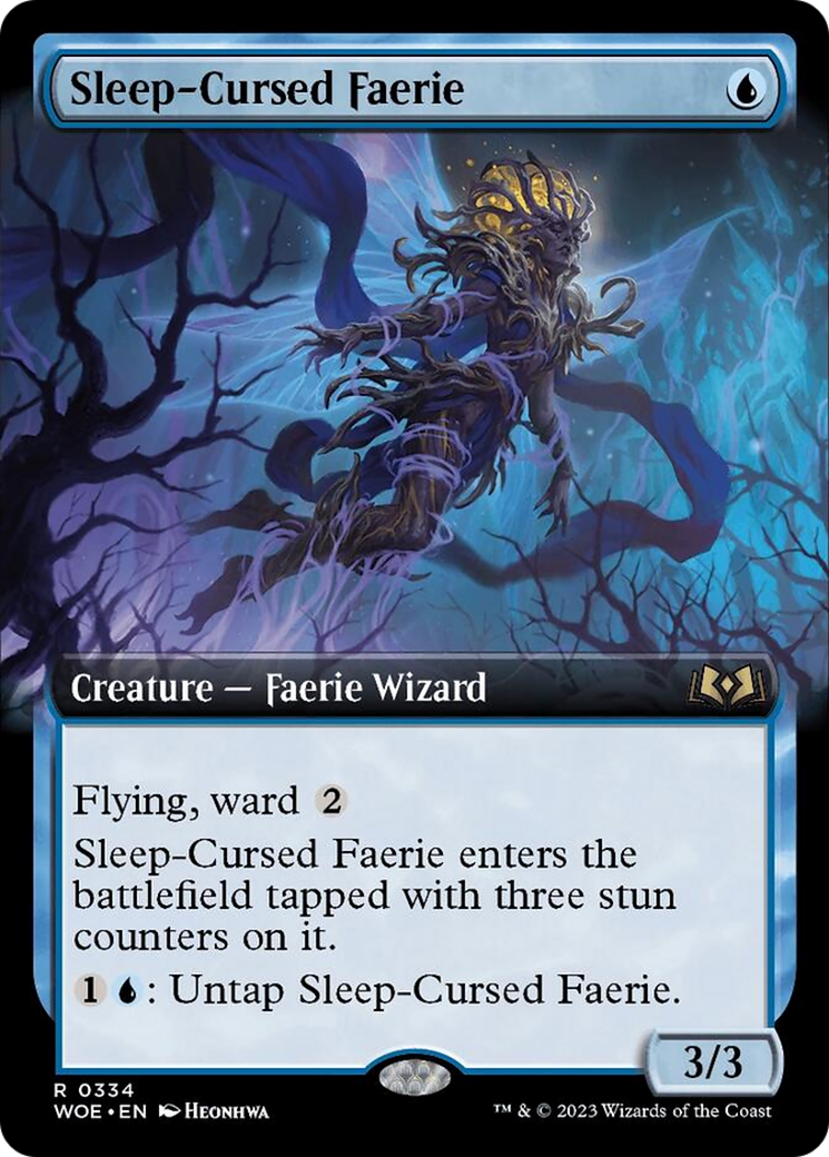 Sleep-Cursed Faerie (Extended Art) [Wilds of Eldraine] | Jack's On Queen