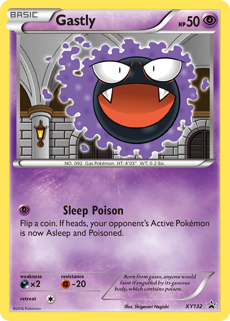 Gastly (XY132) [XY: Black Star Promos] | Jack's On Queen