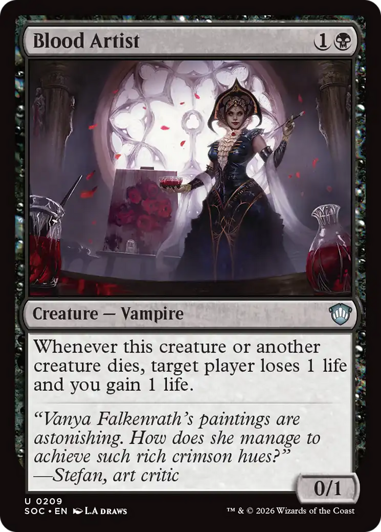Blood Artist [Secrets of Strixhaven Commander] | Jack's On Queen