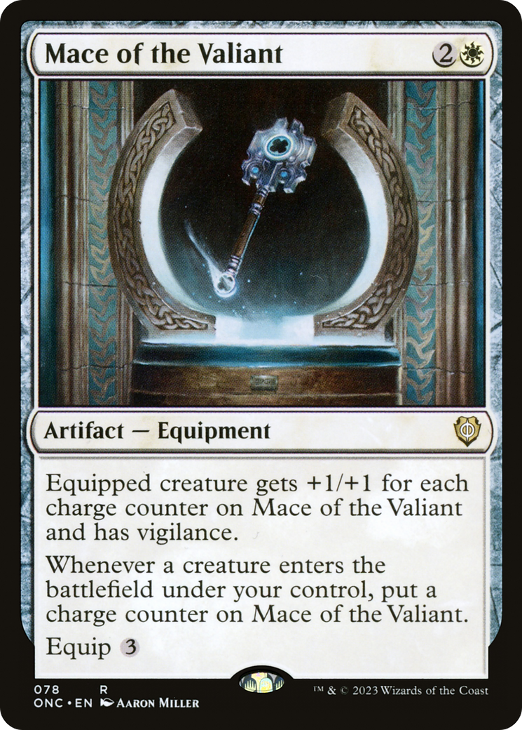 Mace of the Valiant [Phyrexia: All Will Be One Commander] | Jack's On Queen