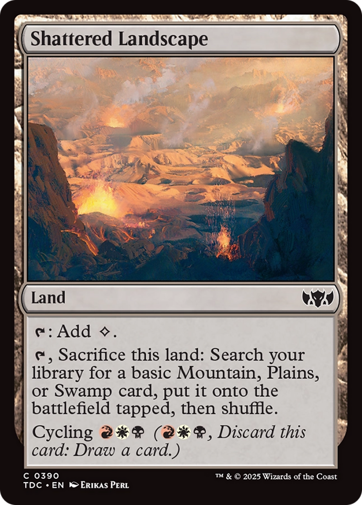 Shattered Landscape [Tarkir: Dragonstorm Commander] | Jack's On Queen