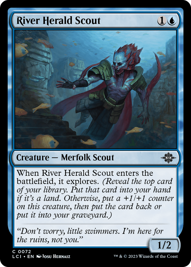 River Herald Scout [The Lost Caverns of Ixalan] | Jack's On Queen
