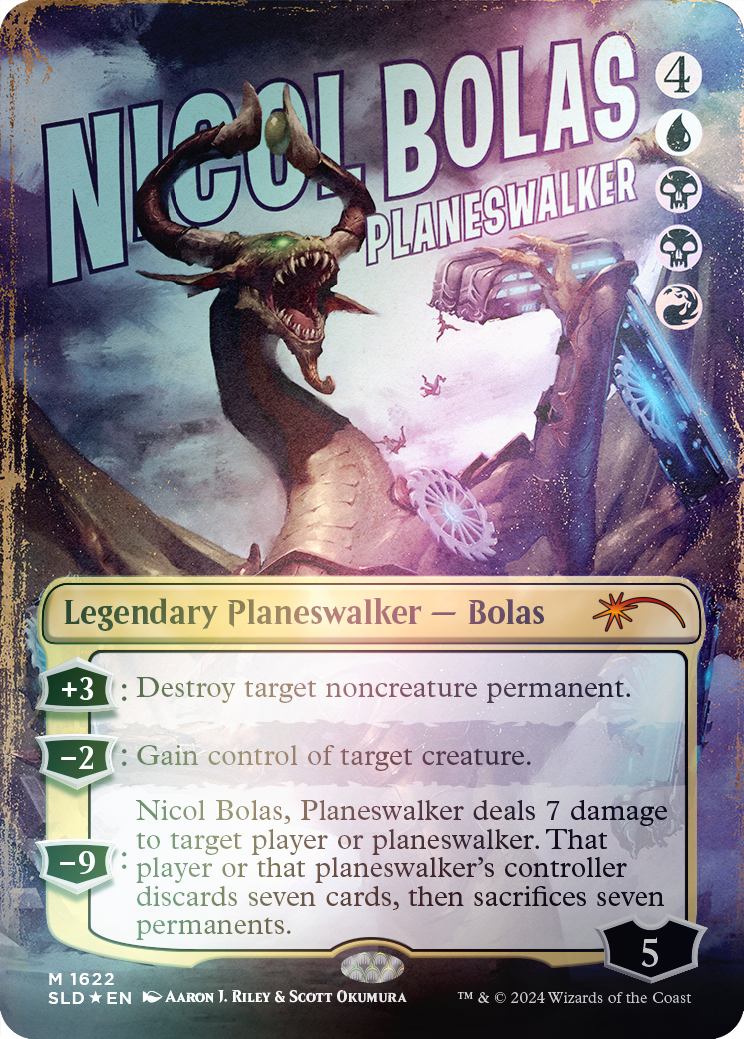 Nicol Bolas, Planeswalker (Rainbow Foil) [Secret Lair Drop Series] | Jack's On Queen