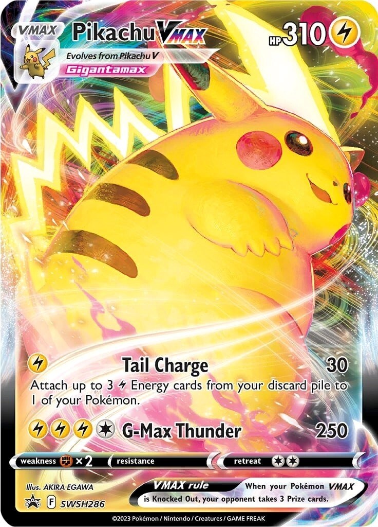 Pikachu VMAX (SWSH286) (Jumbo Card) [Sword & Shield: Black Star Promos] | Jack's On Queen