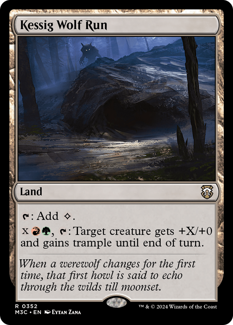 Kessig Wolf Run (Ripple Foil) [Modern Horizons 3 Commander] | Jack's On Queen