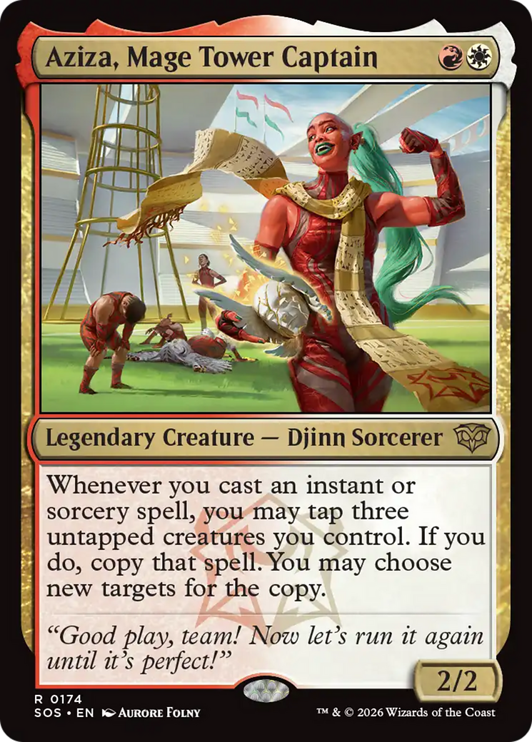 Aziza, Mage Tower Captain [Secrets of Strixhaven] | Jack's On Queen
