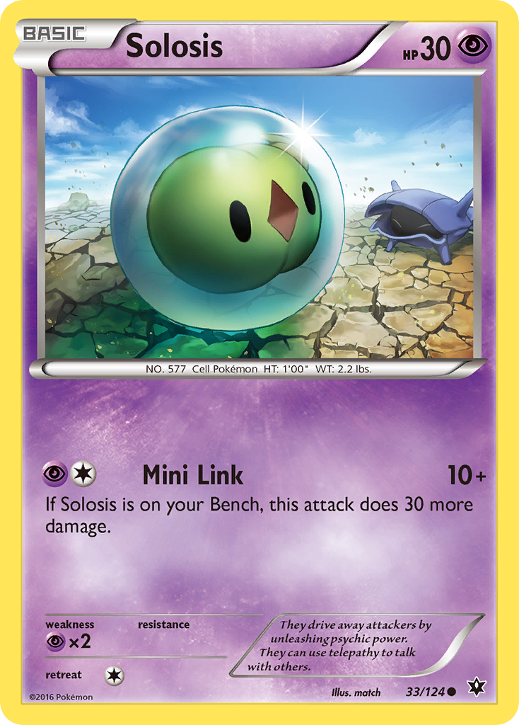 Solosis (33/124) [XY: Fates Collide] | Jack's On Queen