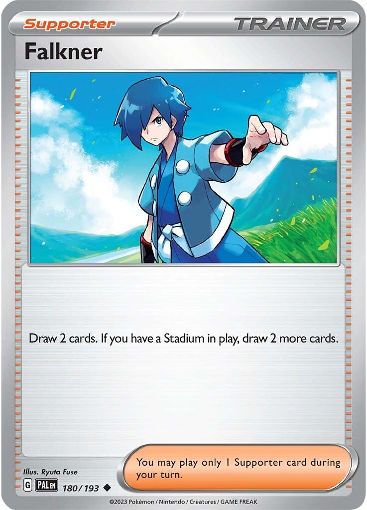 Falkner (180/193) [Scarlet & Violet: Paldea Evolved] | Jack's On Queen