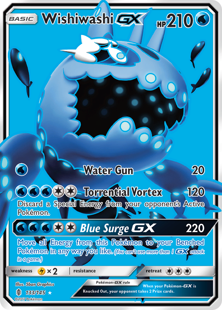 Wishiwashi GX (133/145) [Sun & Moon: Guardians Rising] | Jack's On Queen