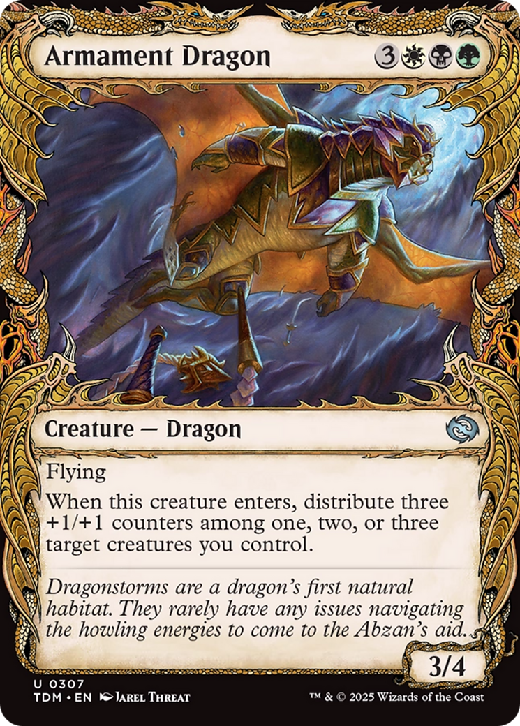 Armament Dragon (Showcase) [Tarkir: Dragonstorm] | Jack's On Queen