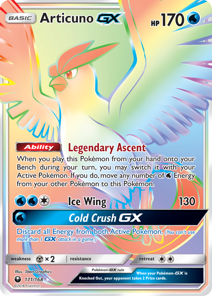 Articuno GX (171/168) [Sun & Moon: Celestial Storm] | Jack's On Queen