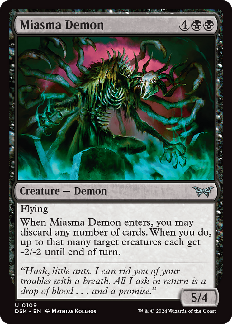 Miasma Demon [Duskmourn: House of Horror] | Jack's On Queen