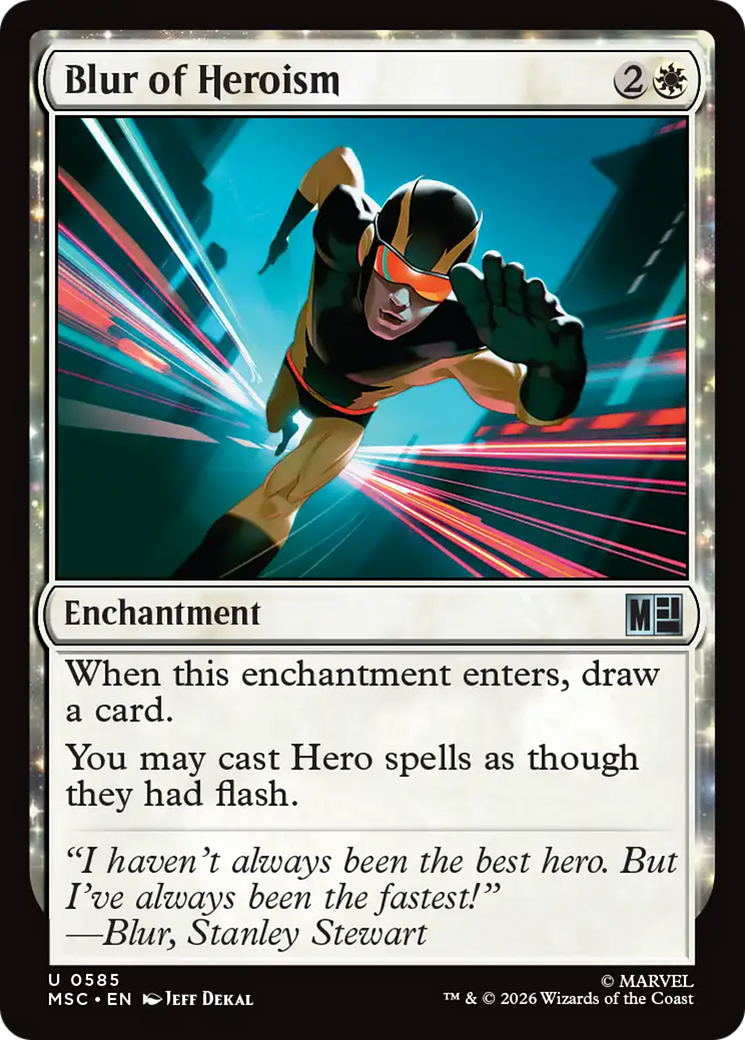 Blur of Heroism [Marvel Super Heroes Commander] | Jack's On Queen