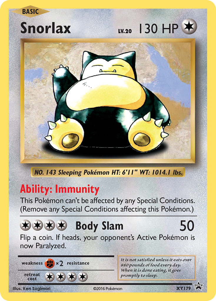 Snorlax (XY179) [XY: Black Star Promos] | Jack's On Queen
