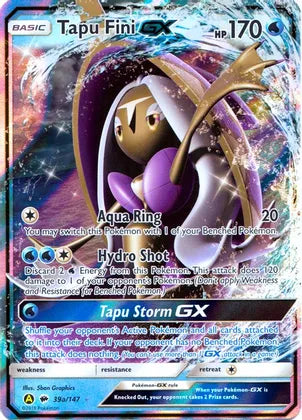 Tapu Fini GX (39a/147) [Alternate Art Promos] | Jack's On Queen