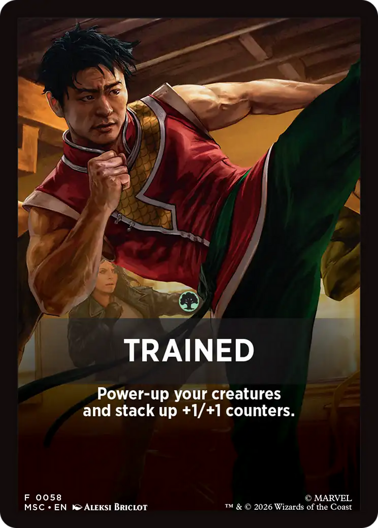 Trained Theme Card [Marvel Super Heroes Commander] | Jack's On Queen