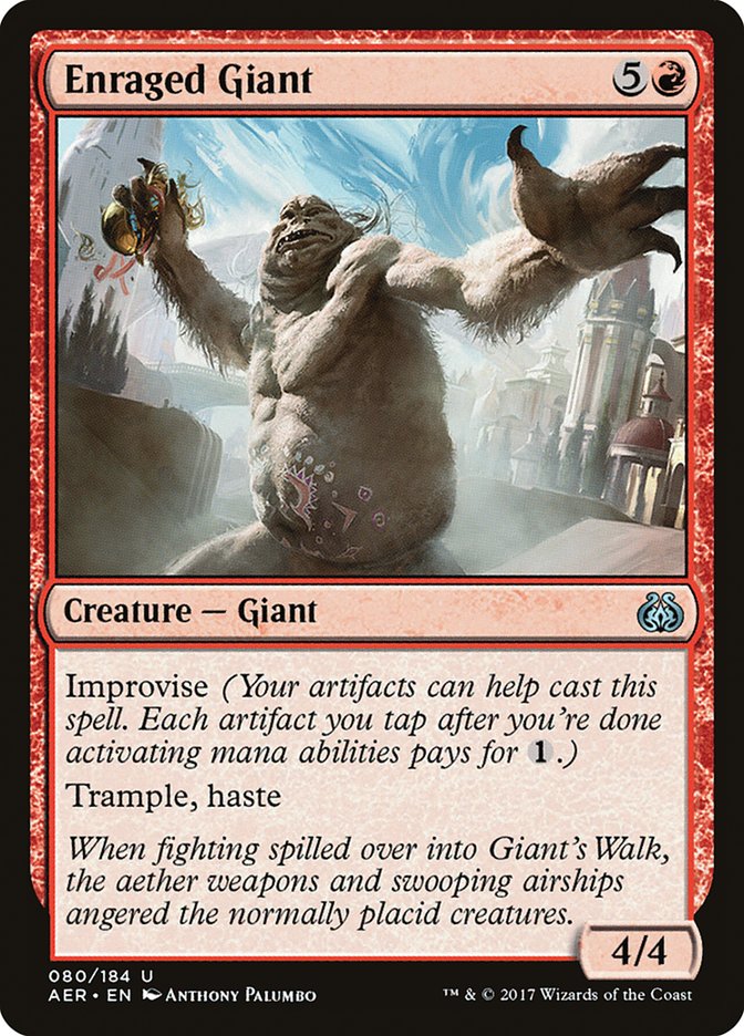 Enraged Giant [Aether Revolt] | Jack's On Queen