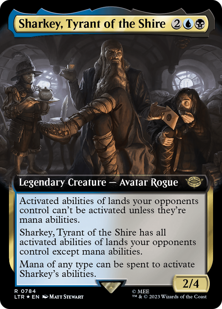 Sharkey, Tyrant of the Shire (Extended Art) (Surge Foil) [The Lord of the Rings: Tales of Middle-Earth] | Jack's On Queen