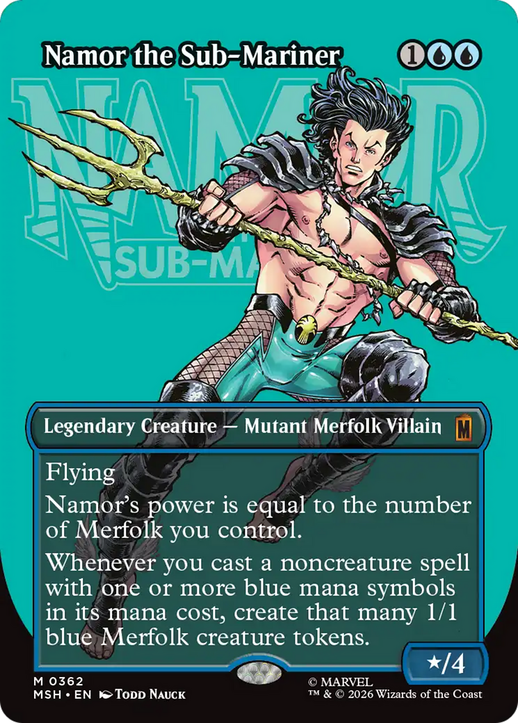 Namor the Sub-Mariner (Borderless) [Marvel Super Heroes] | Jack's On Queen