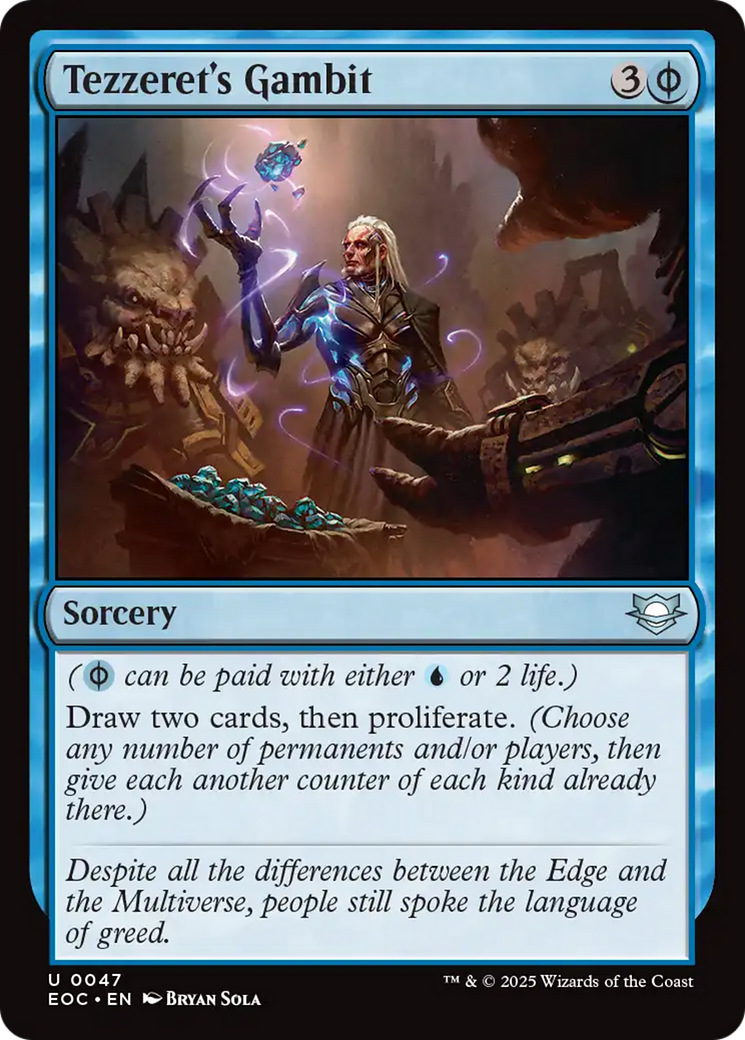 Tezzeret's Gambit [Edge of Eternities Commander] | Jack's On Queen