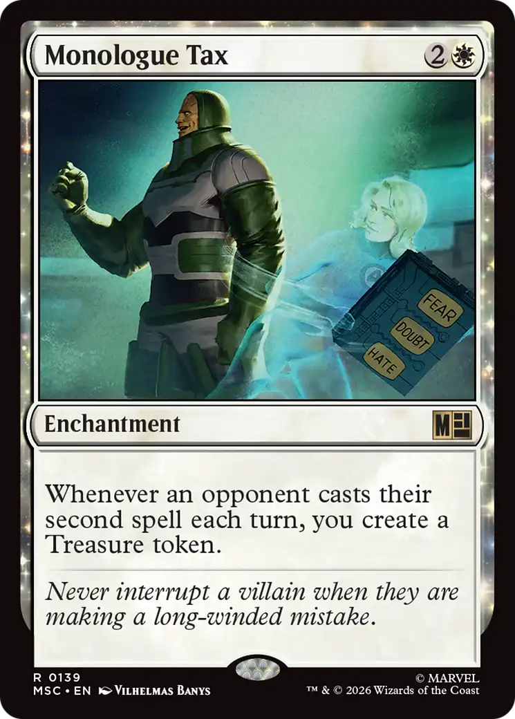Monologue Tax (Surge Foil) [Marvel Super Heroes Commander] | Jack's On Queen