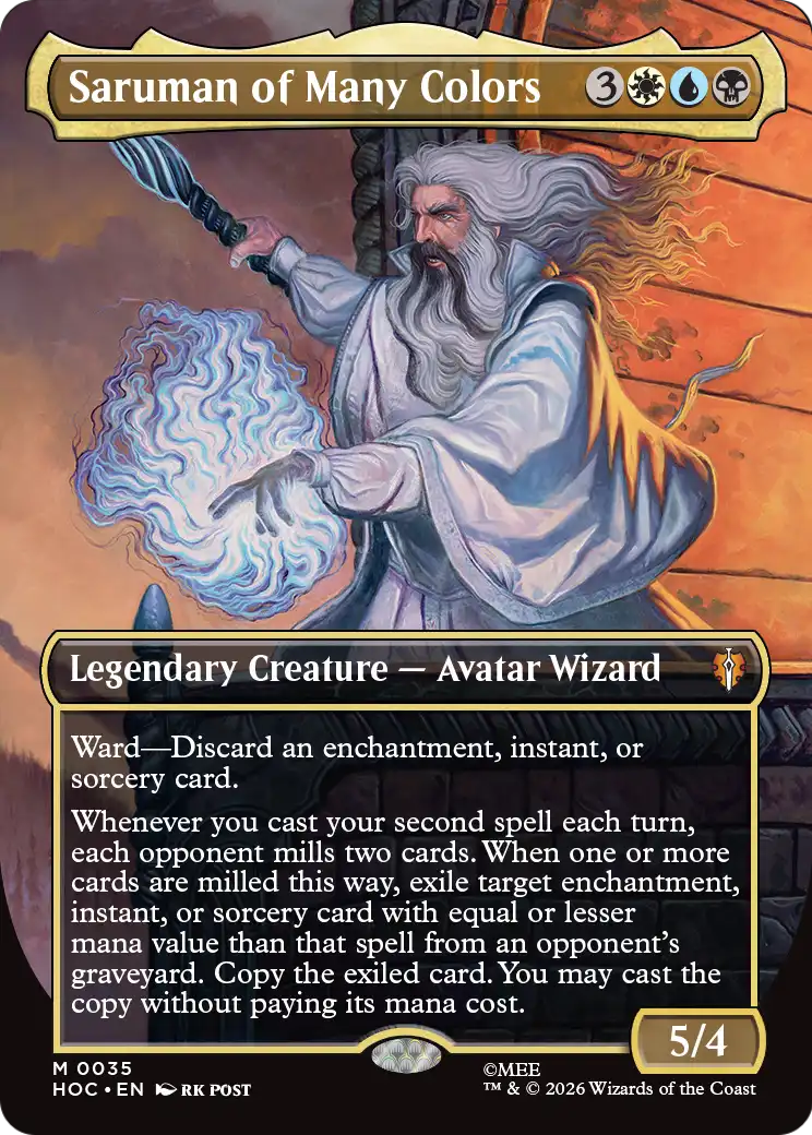 Saruman of Many Colors (Borderless) [The Hobbit: Eternal-Legal] | Jack's On Queen