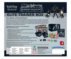 Sun & Moon: Burning Shadows - Elite Trainer Box | Jack's On Queen