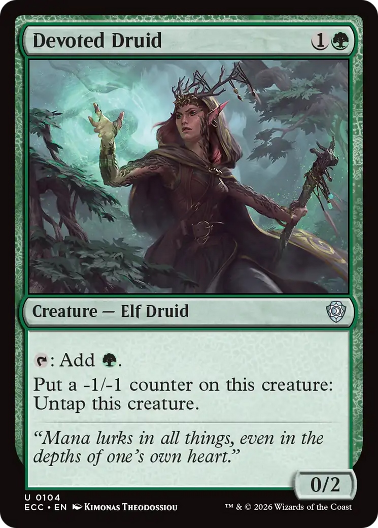 Devoted Druid [Lorwyn Eclipsed Commander] | Jack's On Queen