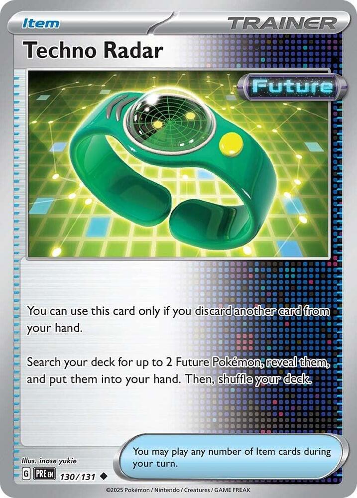 Techno Radar (130/131) [Scarlet & Violet: Prismatic Evolutions] | Jack's On Queen