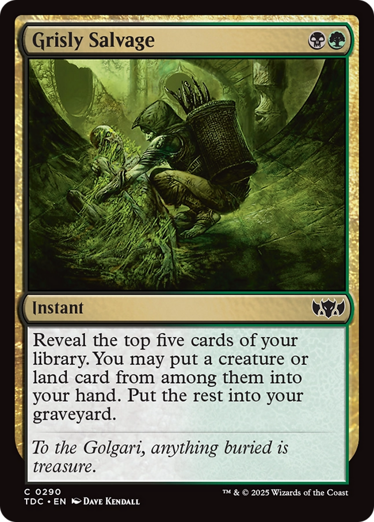 Grisly Salvage [Tarkir: Dragonstorm Commander] | Jack's On Queen