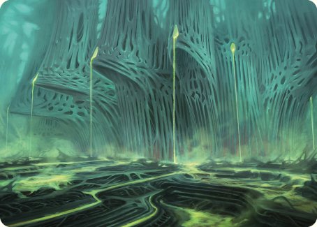 Swamp Art Card [Phyrexia: All Will Be One Art Series] | Jack's On Queen