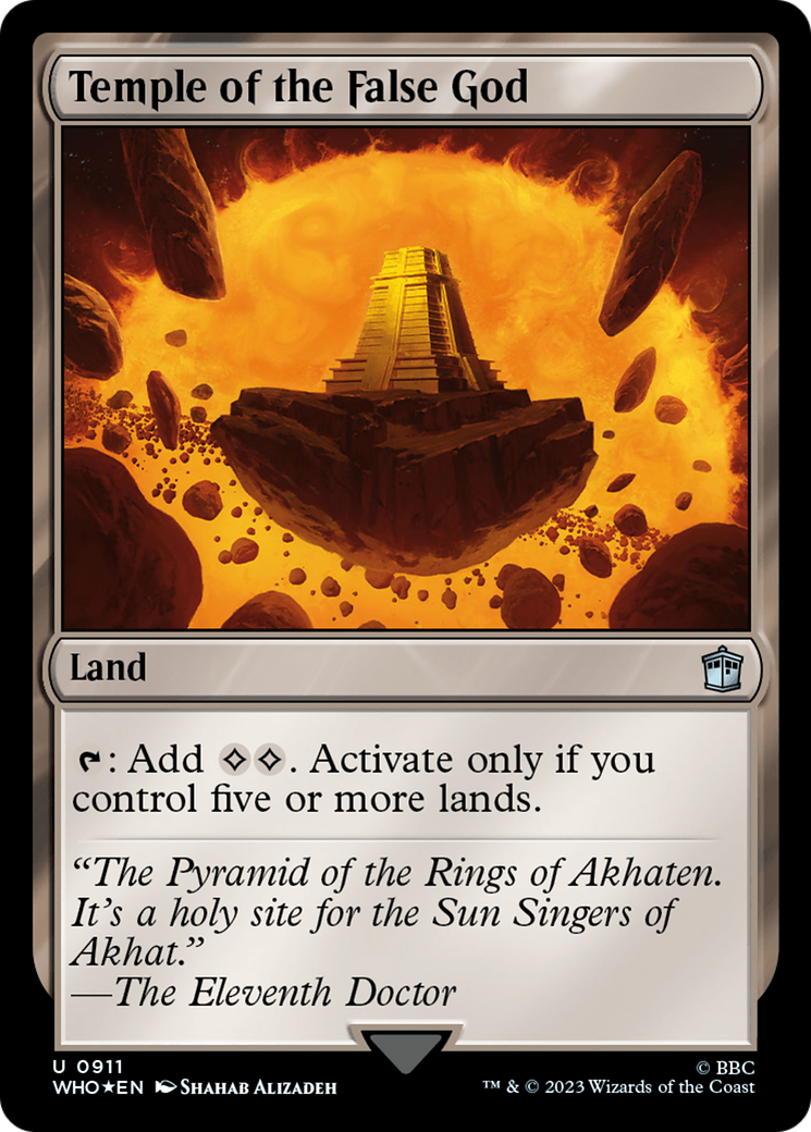 Temple of the False God (Surge Foil) [Doctor Who] | Jack's On Queen