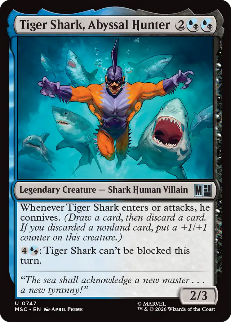 Tiger Shark, Abyssal Hunter [Marvel Super Heroes Commander] | Jack's On Queen