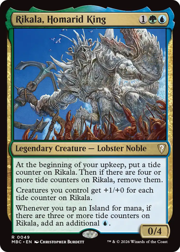 Rikala, Homarid King [Mystery Booster: Commander Edition] | Jack's On Queen